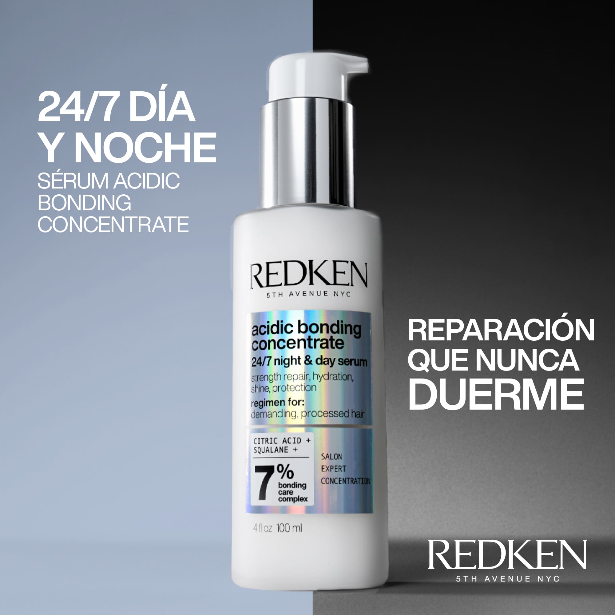 Serum de uso nocturno para el cabello